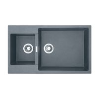 FABIANO Кухонная мойка Quadro 86x50x15 Titanium (8221.301.0024)
